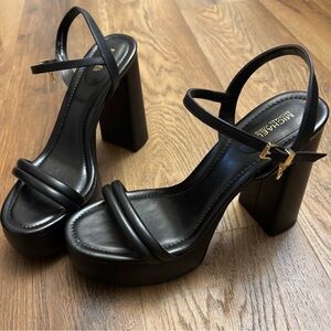 Michael Kors Black Platform Sandals